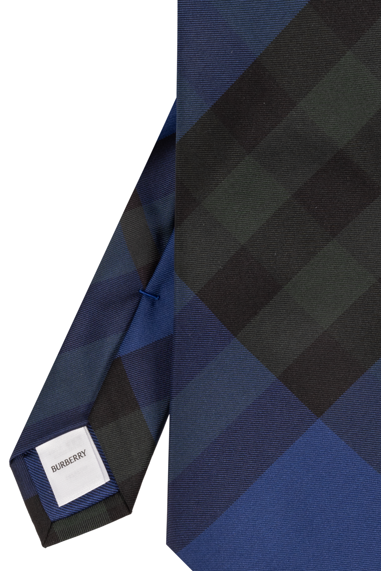 Burberry blue clearance check tie